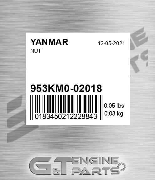 953KM0-02018 Nut