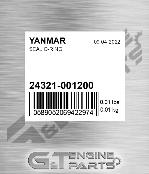 24321-001200 Seal O-ring