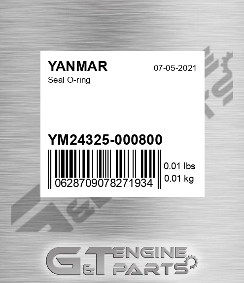 YM24325-000800 Seal O-ring