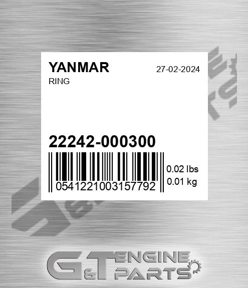 22242-000300 Ring