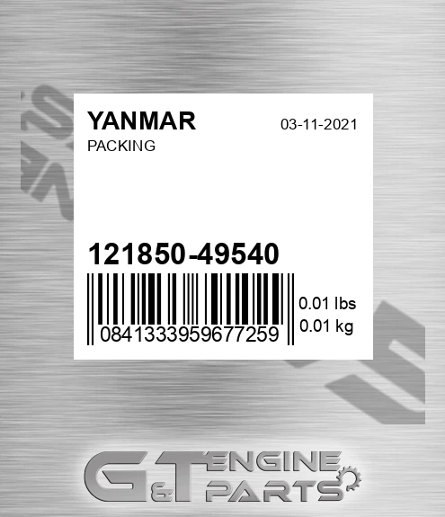 121850-49540 Packing