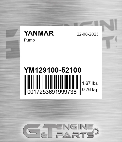 YM129100-52100 Pump