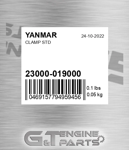 23000-019000 Clamp Std