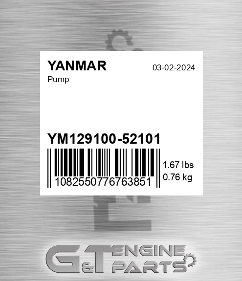 YM129100-52101 Pump
