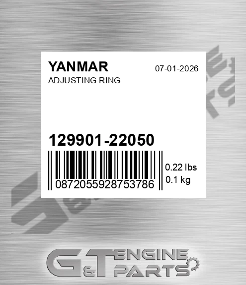 129901-22050 Adjusting Ring