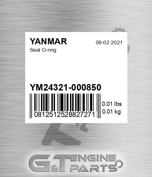 YM24321-000850 Seal O-ring