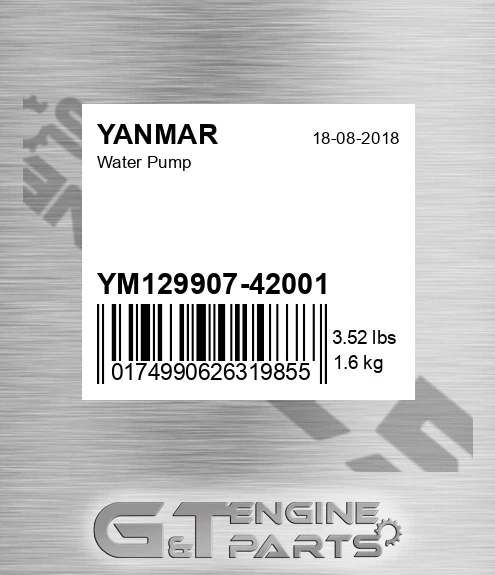 YM129907-42001 Water Pump