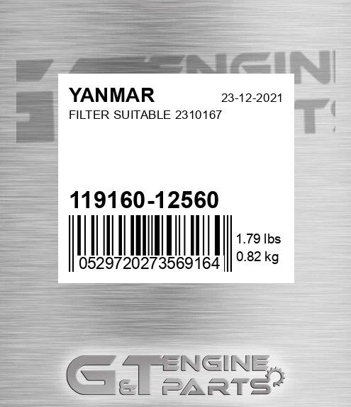 119160-12560 Filter Suitable 2310167