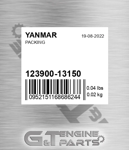 123900-13150 Packing