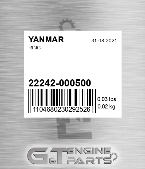 22242-000500 Ring