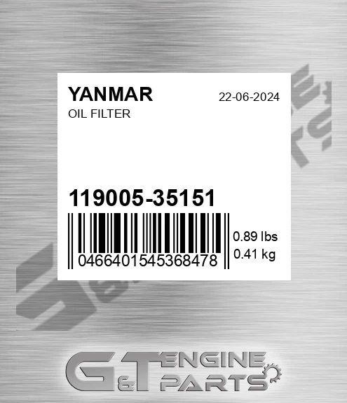 119005-35151 Oil Filter