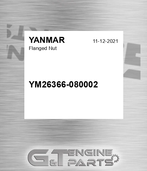 YM26366-080002 Flanged Nut