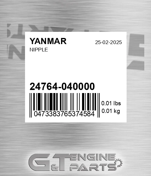 24764-040000 Nipple