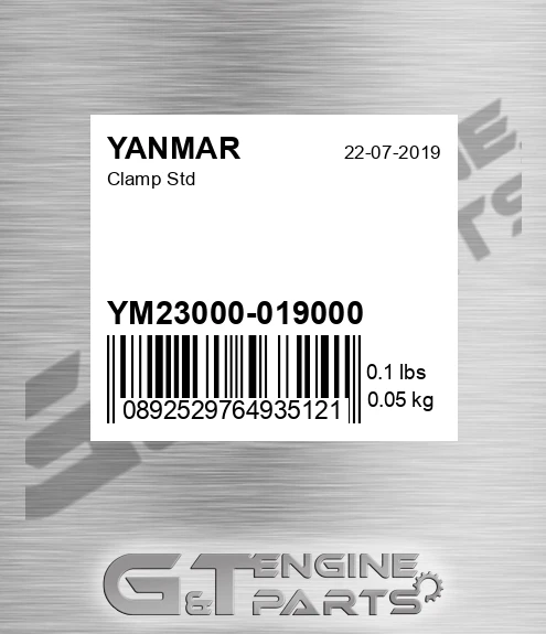 YM23000-019000 Clamp Std