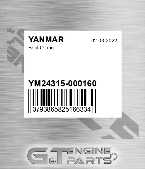 YM24315-000160 Seal O-ring