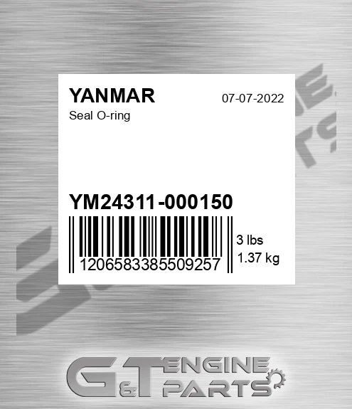 YM24311-000150 Seal O-ring