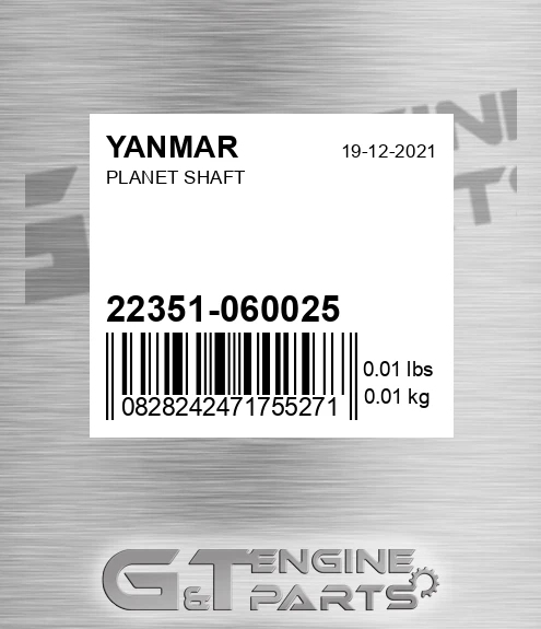 22351-060025 Planet Shaft