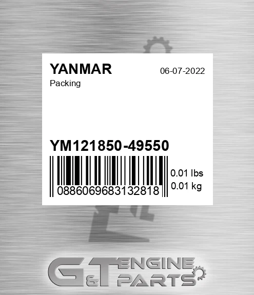 YM121850-49550 Packing