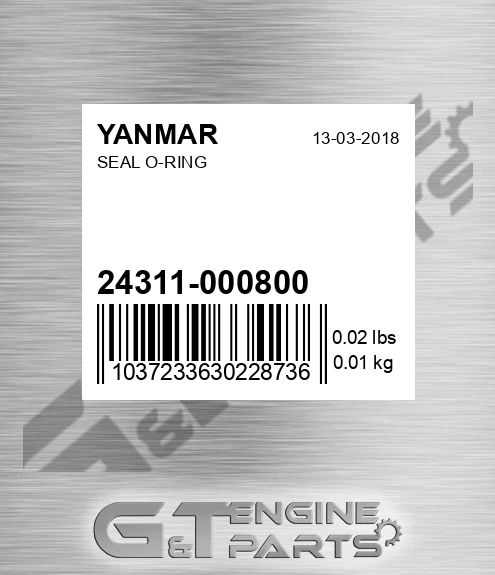 24311-000800 Seal O-ring