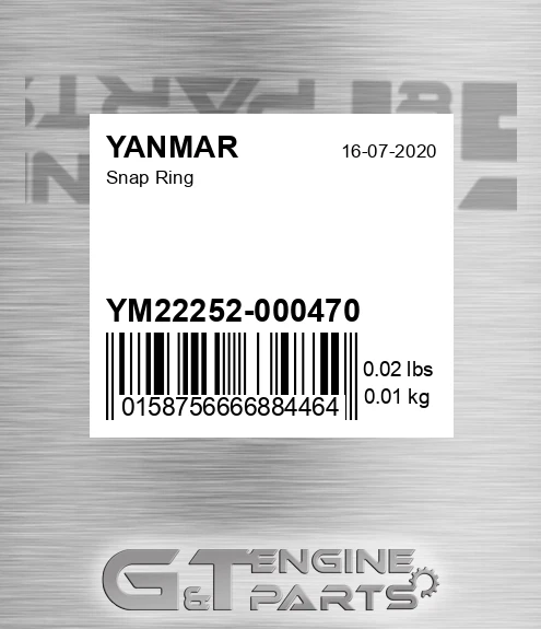 YM22252-000470 Snap Ring