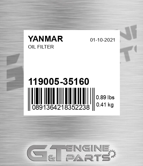 119005-35160 Oil Filter