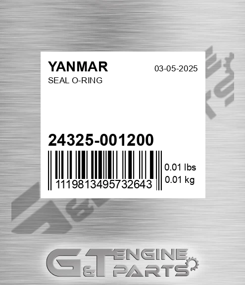 24325-001200 Seal O-ring