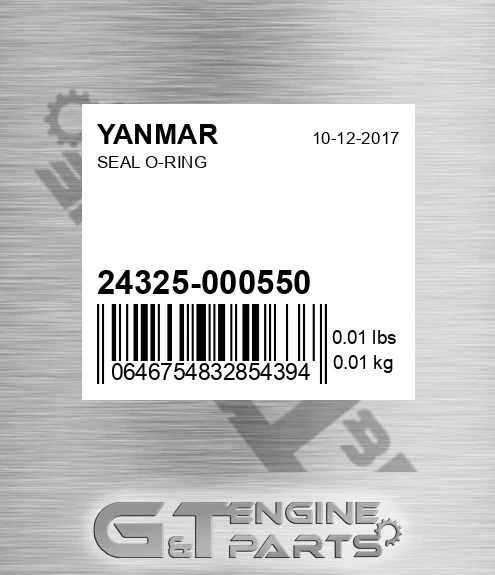 24325-000550 Seal O-ring