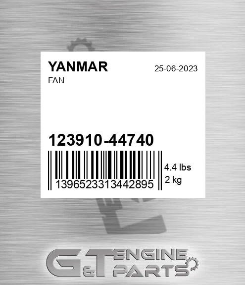 123910-44740 Fan