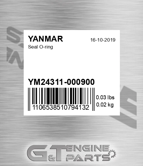 YM24311-000900 Seal O-ring
