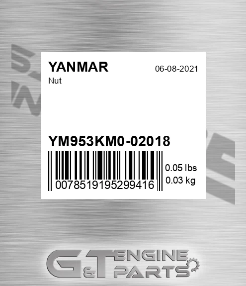 YM953KM0-02018 Nut