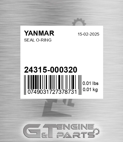 24315-000320 Seal O-ring