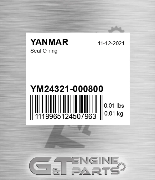 YM24321-000800 Seal O-ring