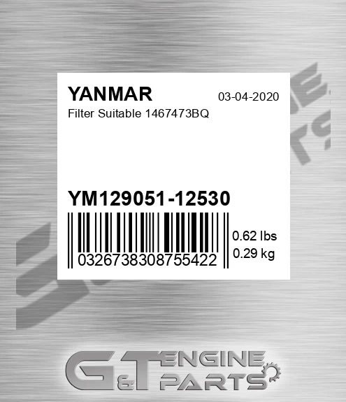 YM129051-12530 Filter Suitable 1467473bq