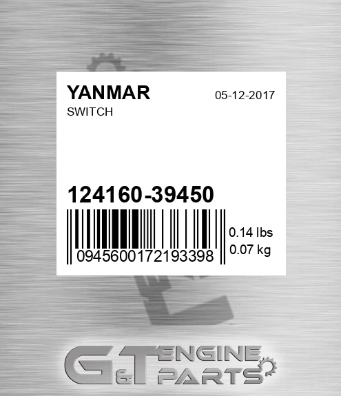 124160-39450 Switch