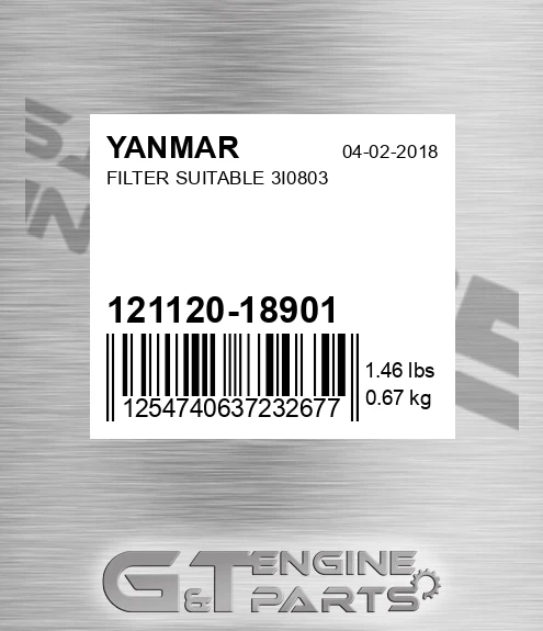 121120-18901 Filter Suitable 3i0803