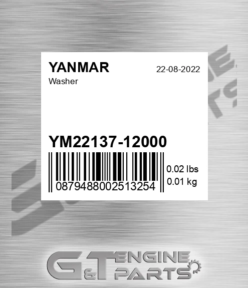 YM22137-12000 Washer