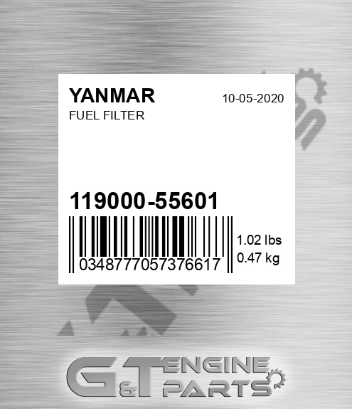 119000-55601 Fuel Filter