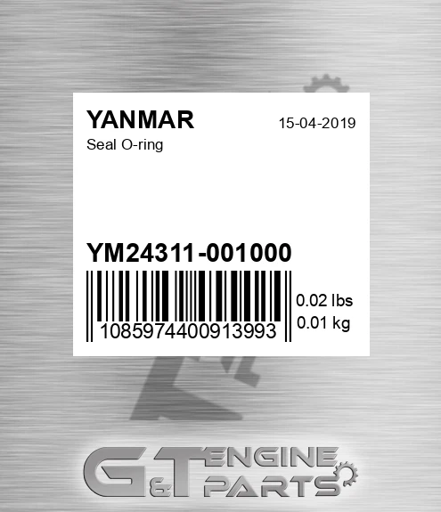 YM24311-001000 Seal O-ring