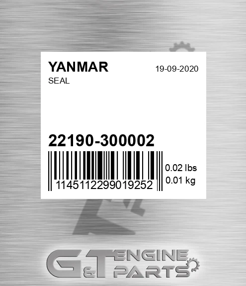 22190-300002 Seal
