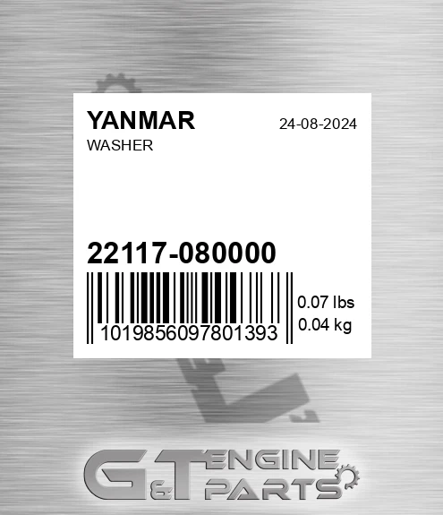 22117-080000 Washer