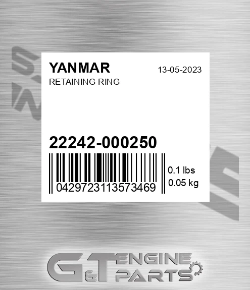 22242-000250 Retaining Ring