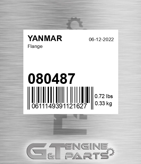 080487 Flange